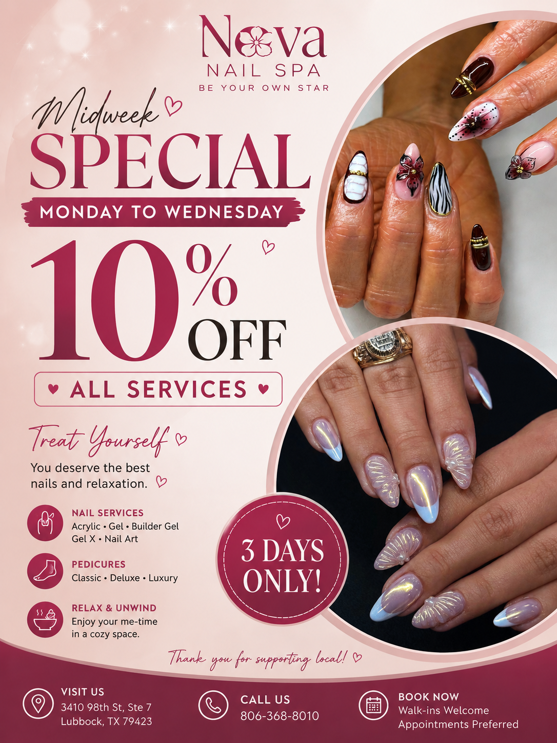 Nova Nail Salon logo